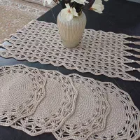 رومیزی|پرده، رانر، رومیزی|سلفچگان, |دیوار