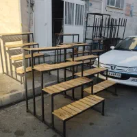 استند گل قفسه کف چوبی میز پیشخوان|فروشگاه و مغازه|تهران, علی‌آباد|دیوار