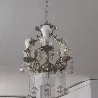 لوستر برنج|لوستر و چراغ آویز|سمنان, |دیوار