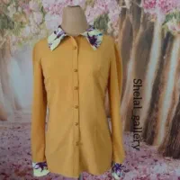 شومیز جلو دکمه