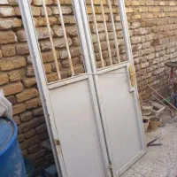 فروش دولنگه درب اهنی فوری سالم