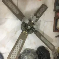 پنکه سقفی لوستر دار چهار لامپ