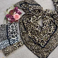 روسری نخی سی آی اسکارف طرح پلنگی(روسری دل‌آرا )