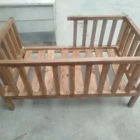 تخت کلبه ای تخت کودک سرویس نوزاد|تخت و سرویس خواب|گرگان, |دیوار