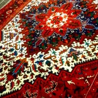 فرش دستبافت نقشه مهربان تازه بافته شده