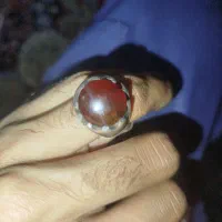 انگشتر عقیق و فیروزه