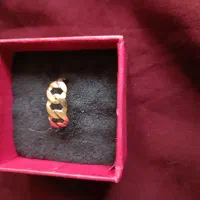 انگشتر گوشواره حلقه ای طلا