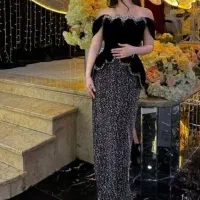 لباس مجلسی سنگ دوزی شده