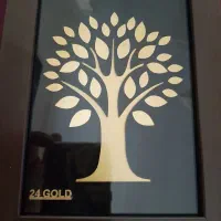 تابلو تکسچر ۵میکرون طلای ۲۴ عیار