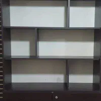 کتابخانه|کتابخانه، شلف، قفسههای دیواری|قم, سالاریه|دیوار