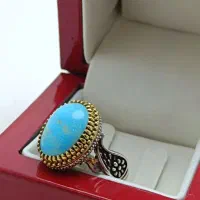 انگشترهای فیروزه طبیعی نیشابور اصل