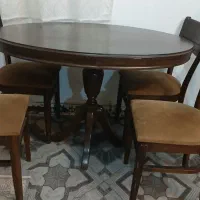 میز نهار خوری تمام چوب راش|مبلمان خانگی و میز عسلی|رباطکریم, نصیرشهر|دیوار