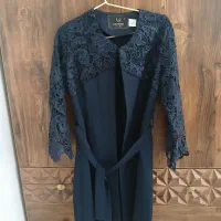 فروش مانتوی نو سورمه ای بالاتنه گپور