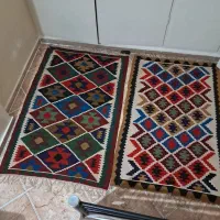 ۲ عدد گلیم پشمی دستباف دورو|گلیم، جاجیم، گبه|تهران, تهرانپارس غربی|دیوار