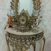 آینه و شمعدان جنس آلیاژ