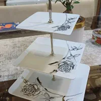 میوه خوری چینی سه طبقه نونو فقط دکور بوده|ظروف سرو و پذیرایی|تهران, آهنگ|دیوار