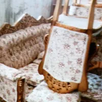 مبل ۹ نفره چوب راش بدون زدگی وخراش