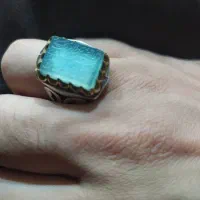 انگشتر عقیق خطی قابل تهاتر فوری فوری