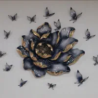 تابلو گل وپروانه