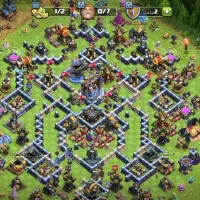 اکانت کلش لول ۲۰۵ تاون ۱۸