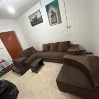 مبل کاناپه ای ۷نفر تمیز با ۴تیکه کابینت فلزی