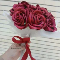 دسته گل های روبانی