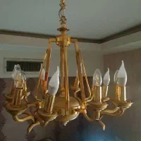لوستر آب طلا ۱۲شعله|لوستر و چراغ آویز|تهران, جیحون|دیوار