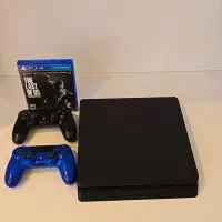 ps4 slim دودسته با بازی the last of us 1|کنسول، بازی ویدئویی و آنلاین|رشت, تازه آباد|دیوار