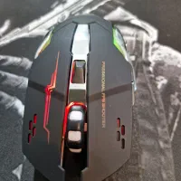 ماوس گیمینگ RGB & Wireless قابل شارژ بی صدا|قطعات و لوازم جانبی رایانه|کرمان, |دیوار