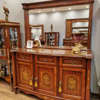 آینه کنسول معرق مدل کاسپین سه در