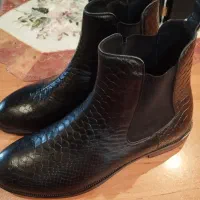 نیم پوت چرم اصل،نو