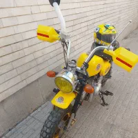 مینی موتور 70 سی سی زرد قناری در حد صفر کویر