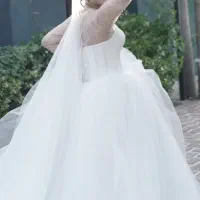 لباس عروس سنگ دوزی شده