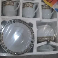 سرویس چای خوری ۶ نفره کاملا نو و پلمپ