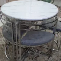 میز نهار خوری گرد|میز و صندلی غذاخوری|مشکین‌دشت, |دیوار