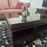 میز وسط مبل و ۴عددعسلی کشودار