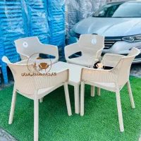 میز و صندلی پلاستیکی مدل مشکوه نهارخوری غذاخوری