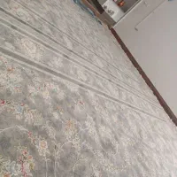 فرش برجسته طوسی نونو جفت