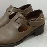 ست کفش چرم طبیعی و کیف چرم مصنوعی