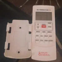 یکعدد ریموت کنترل کولر گازی جنرال مدل شاکر  نو