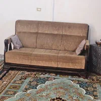 مبل ۷ نفره چوب گردو|مبلمان خانگی و میز عسلی|جغتای, |دیوار