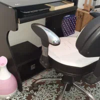 میز تحریر و صندلی چرخی