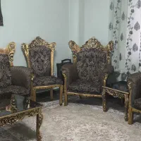 فروش مبل ۹ نفره سلطنتی با طرح و رنگ خاص|مبلمان خانگی و میز عسلی|اسلامشهر, مظفریه|دیوار