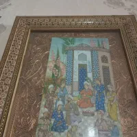 نقاشی مینیاتور دو اثر تاریخی استاد روحانی،با امضا|تابلو، نقاشی، عکس|اصفهان, احمدآباد|دیوار