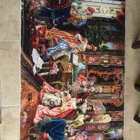 تابلو فرش طرح فرانسوی