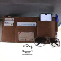 هدیه خاص روز پدر/نظم دهنده چرم طبیعی‌آفتابگیرخودرو