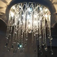 لوستر کنترل دار|لوستر و چراغ آویز|تهران, بلورسازی|دیوار