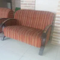 مبل دسته دو چوبی