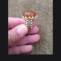 انگشتر نقره ۱۴ عدد و ۲ عدد زنجیر