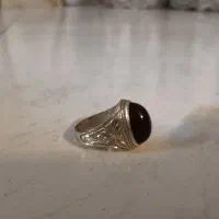انگشتر نقره عقیق نونو